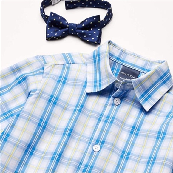 🆕️ Nautica Boys 4 piece Vest Outfit - Picture 3 of 9